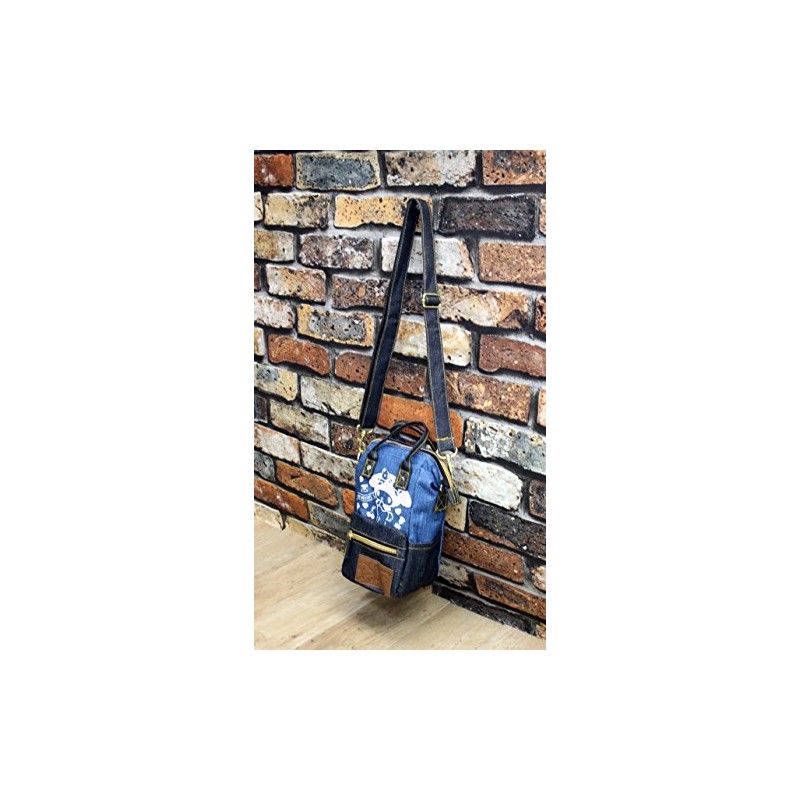 Raw Tangled Vertical Pouch 2 Color Denim Wind