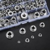 Pack of 190 Flange Nuts with Flange and Locking Toothing,