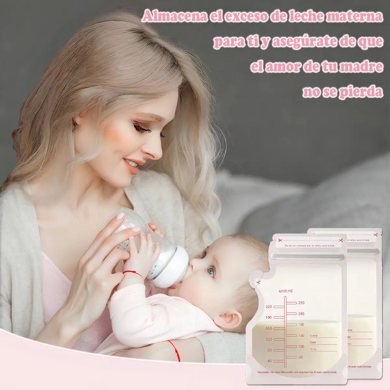 Bolsa De Almacenamiento De Leche Materna 250ml,200 Piezas