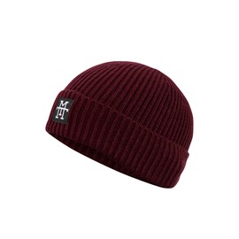 Manufaktur13 Heavy Knit Beanie - Winter Hat, Knitted Hat, Ribbed, Warm Hat for Men and Women (M13), vino