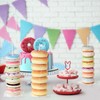Donut Stand Acrylic 4 Pack, Clear Bagel Display Tower for