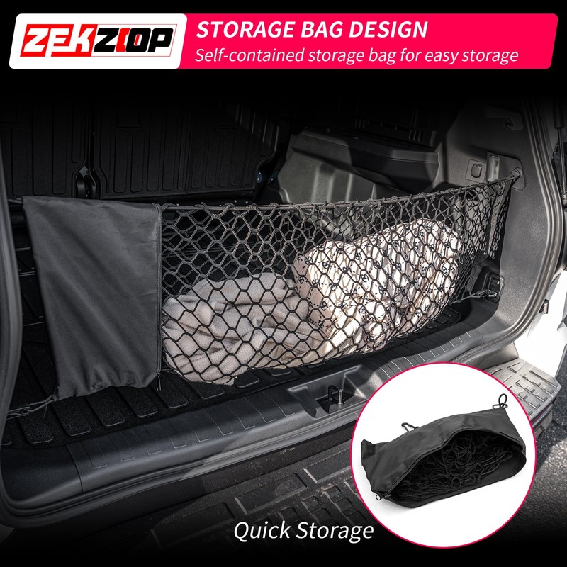 Zekzoop Cargo Net Compatible with 2021-2025 Toyota 4Runner Envelope Style