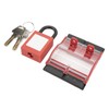 Circuit Breaker Protective Cover Padlock Set Transparent Breaker 4P 25mm