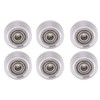 16Pcs 3D Printer Polycarbonate Pulley Transparent Rustproof Robust Bearing Pulley