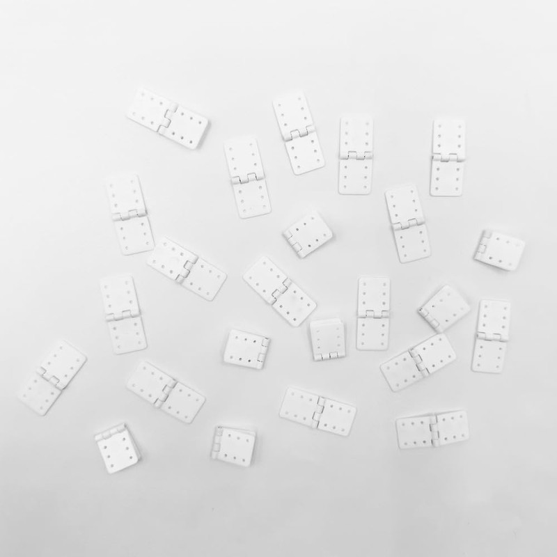 25PCS RC Airplane Pinned Nylon Hinges for RC Plane Replacement