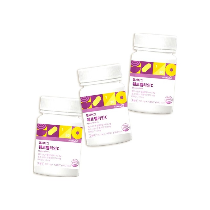 Quercetin, Bromelain, Vitamin C, Isolated Soybean 90 Tablets / 퀘르세틴