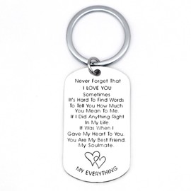 Tebliomro Valentine's Day Gifts for Husband Wife Stocking Stuffers for Him Her Birthday 1st 8th 11th Anniversary Christmas Gift for Boyfriend Girlfriend Love You Wedding Gifts for Women Men