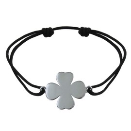 Les Poulettes Jewels - Sterling Silver Bracelet Black Link