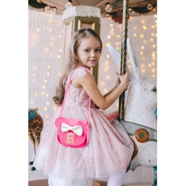 Birthday Gifts for 3 4 5 6 7 8 Year old Girls, Toddler Girl Gifts Christmas Gift for Girls Kids Toddler Purse Little Girls Purse Kids Purse Cute Trendy Girls Stuff (E, Rose)