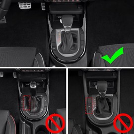 AOKIO Center Console Gear Shift Panel Cover Decoration Trim for Kia Forte GT GT-Line Accessories 2019 2020 2021 2022 2023 2024 (Not for LX LXS and GT Manual)