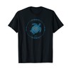 JCombs: Sea Turtle in Vintage Round Frame T-Shirt