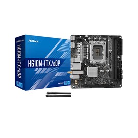 Asrock 284210 Mb H610m-itx Edp H610 Lga1700 Max64gb Ddr4 Mini-itx Retail