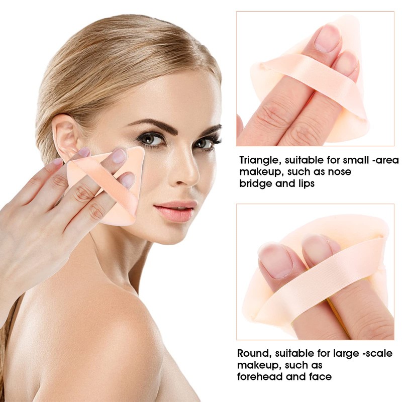 Sibba Powder Puff Face Makeup Loose Foundation Cosmetic Sponge Wet