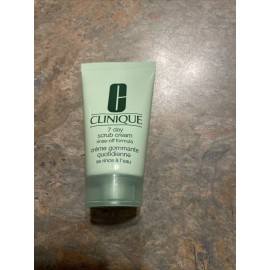 Clinique 7 Day Scrub Cream Rinse Off Formula MINI 1oz 30ml New w/o Box