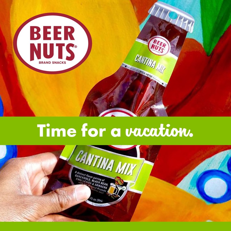 BEER NUTS Cantina Twang Mix, Sweet & Salty Original Roasted