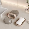 XuJJunB Soap Case with Lid, Portable Soap Box, Soap Box,