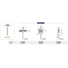 minita- Nylon Brush Nylon 10 Pack fc2013