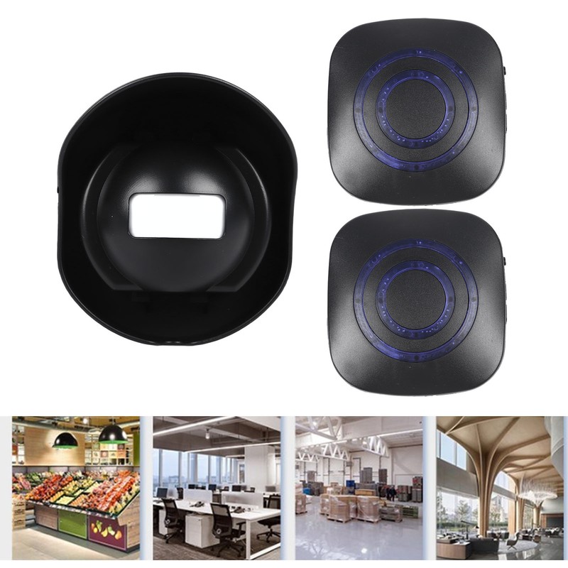 Infrared Detector Alarm to 240V Black Waterproof Separate Design 38