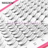 SEEDEW Eyelash Extensions Premade Fans, MIX8-15mm D Curl 0.07mm 12