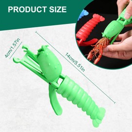 3pcs 2025 Crawfish Sheller Tool for Peeling Cooked Shrimp Tails Crayfish Shelling Device Shrimp Peeler Crawfish Sheller Seafood Tool for Kitchen Restaurant (Red& Blue &Green)