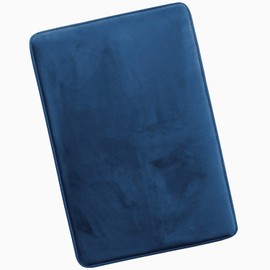 Clara Clark Bathroom Rugs, Ultra Soft Plush Bath Mat for Bathroom, Non-Slip, Velvet Memory Foam Bath Rugs, 20 x 32, Solid Royal Blue