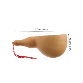 Gatuida Gourd Water Scoop Multi Functional Wooden Ladle for Bathing Gardening Kitchen Use Durable Natural Gourd Design Safe for Skin Contact Reliable Versatile