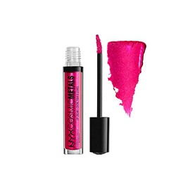 NYX Professional Makeup Cosmic Metals Lip Cream Fuchsia Fusion 0.13 Fluid Ounce