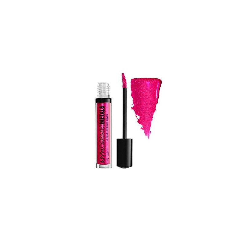 NYX Professional Makeup Cosmic Metals Lip Cream Fuchsia Fusion 0.13