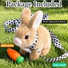 Sprstar Hopping Rabbit Interactive,My Realistic Bunny Toy,with Sounds and Movements