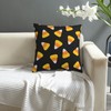 VARUN Cartoon Candy Corn Throw Pillow Covers Seamless Pattern Art