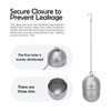 Boundless Voyage Titanium Tea Infuser with Extended Chain & Hook