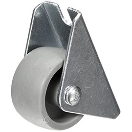 Dörner + Helmer 791120 Fixed Castor with Kunststoffrad Diameter 25 mm – Galvanised Steel Sheet Grey