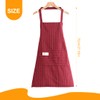 QOCUILC Kitchen Apron, Adjustable Apron, Apron with Pockets, Unisex Apron