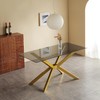 Modern Table Base Gold 29" Metal Dining Table Legs with