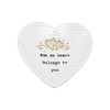 Thoughtful Words Nan Ceramic Heart Shaped Trinket Tray Gift Idea
