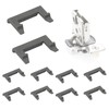 10 Pack 86 Degree Angle Restrictor/Restriction Clip for Soft Close