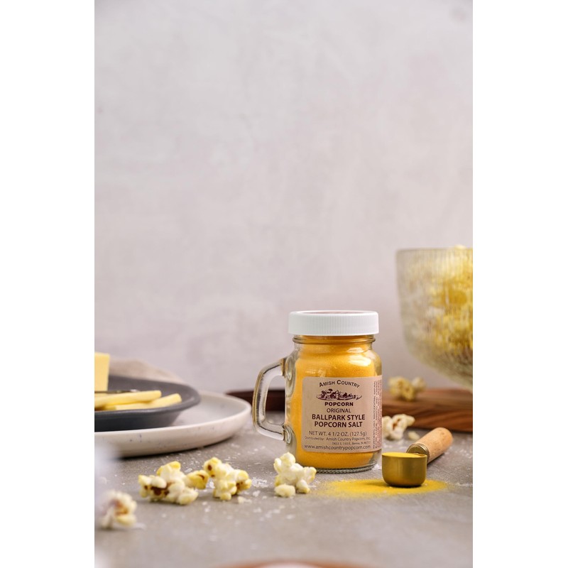 Amish Country Popcorn | Ballpark ButterSalt Popcorn Salt - 4