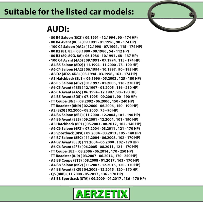 AERZETIX - C66346 - Oil Cooler Gasket - Compatible with