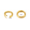Jump Rings for Jewelry Making - 100Pcs 4mm 14K Gold