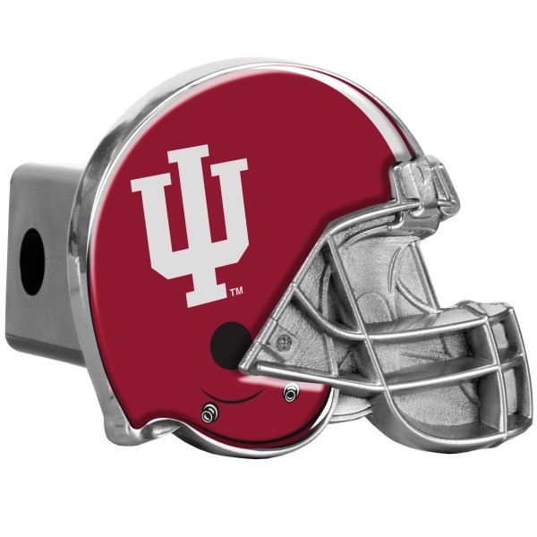Unbranded Indiana Hoosiers Metal face Helmet Tow Hitch Cover Car-Truck-SUV