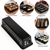 Cheeren 12 Pack Black Pen and Pencil Organizer Trays-Desktop Office
