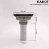 EADOT 3-1/2 inch Brushed Nickel Kitchen Sink Drain Assembly with
