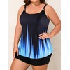NIeyook Womens Plus Size Tankini Swimsuit