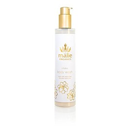 Malie Organics' Coconut Vanilla All Natural Hydrating Organic Body Wash, with Organic Aloe, Awapuhi Ginger, & Spirulina Maxima. 8.25 Fl Oz