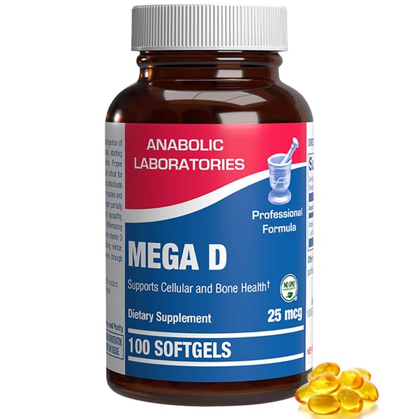 Anabolic Laboratories Vitamin D3 1,000 IU (25 mcg) - 100