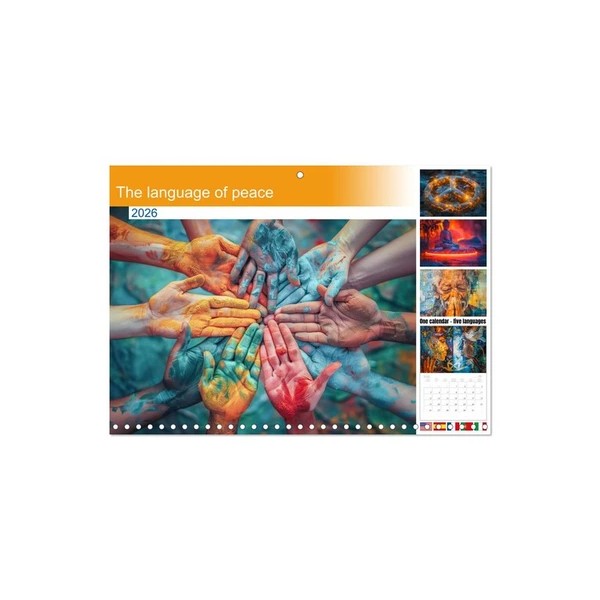 CALVENDO The language of peace (Monthly Wall Calendar 2026 11.7"