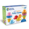 Learning Resources Smart Snacks Rainbow Color Cones - 12 Pieces,