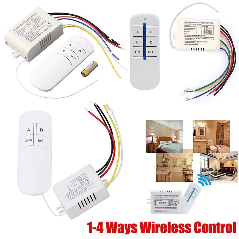 Digital Remote Control Switch Light Control 1 Way / 2