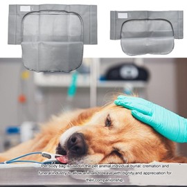 Oreilet Animal Body Bag, Proof Non Woven Pet Body Bag for Livestock, Pigs, Dogs, Chickens, Ducks, Rabbits, Dog Burial Bag for Dignified Burial (S)