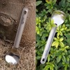TITECOUGO Titanium Spoon, Camping Spoon Titanium Reusable Multitool Lightweight Camp